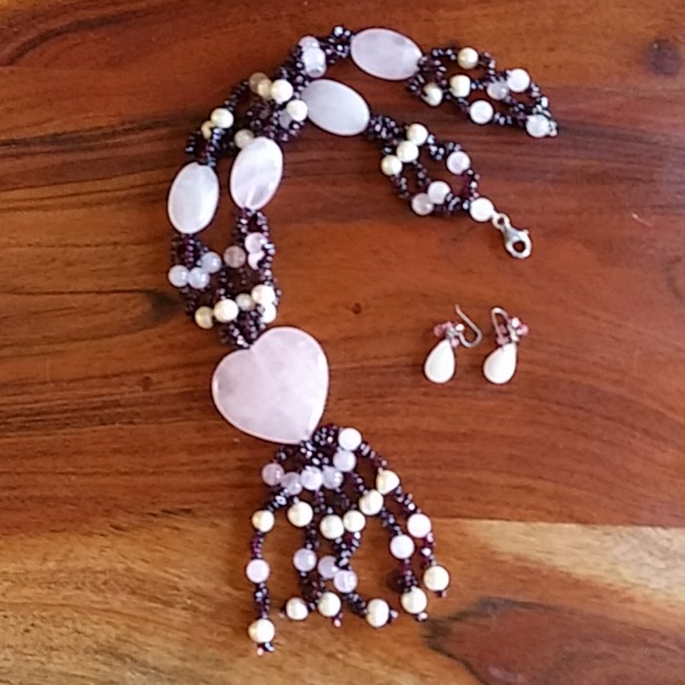 Pink Heart Necklace
